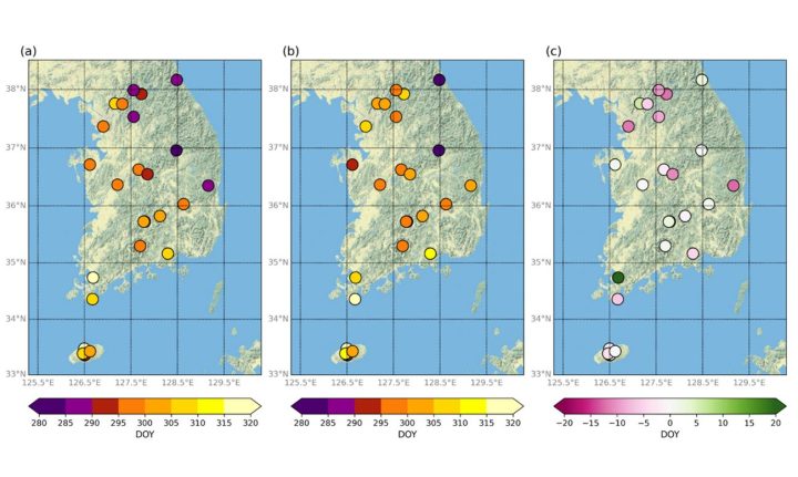 AI를 이용한 단풍예측 논문 발표