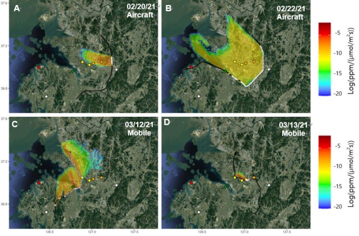 누락 배출원에서 배출된 온실가스 탐지
